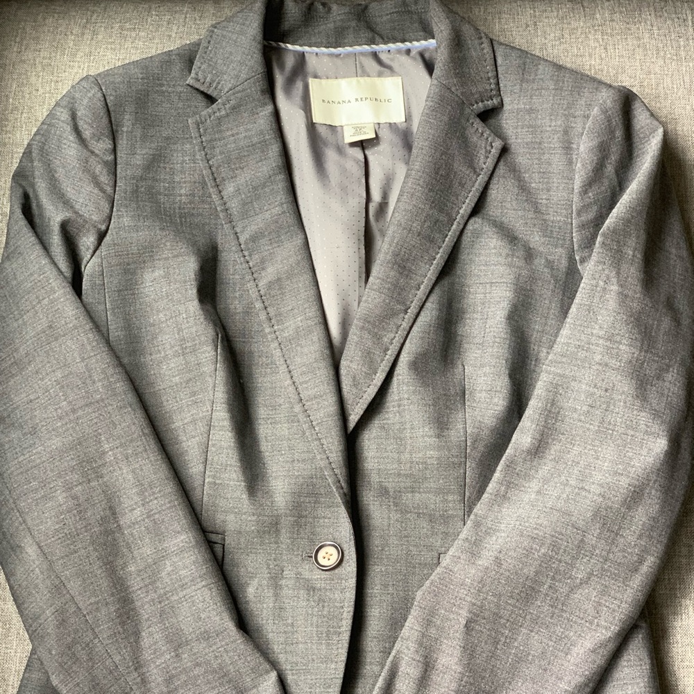 Banana Republic Grey Blazer